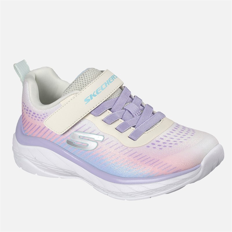 SKECHERS Girls Boundless Colour Blitz Sneakers Natural