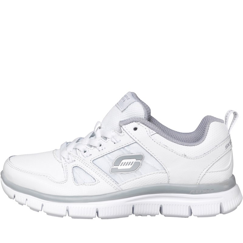 Buy SKECHERS Junior Flex Advantage Trainers White