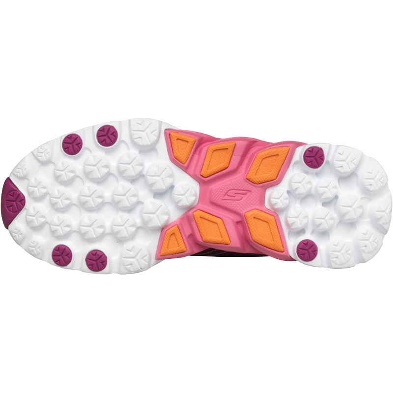 skechers go run womens orange