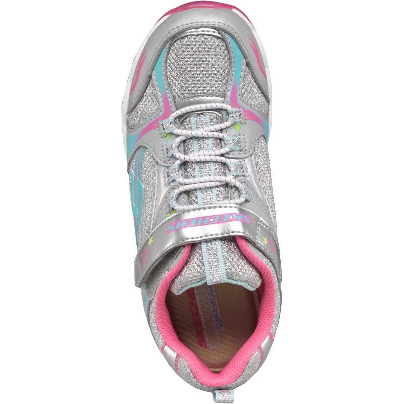 Buy SKECHERS Junior Skech Air Bubble Beatz Trainers Silver/Multi