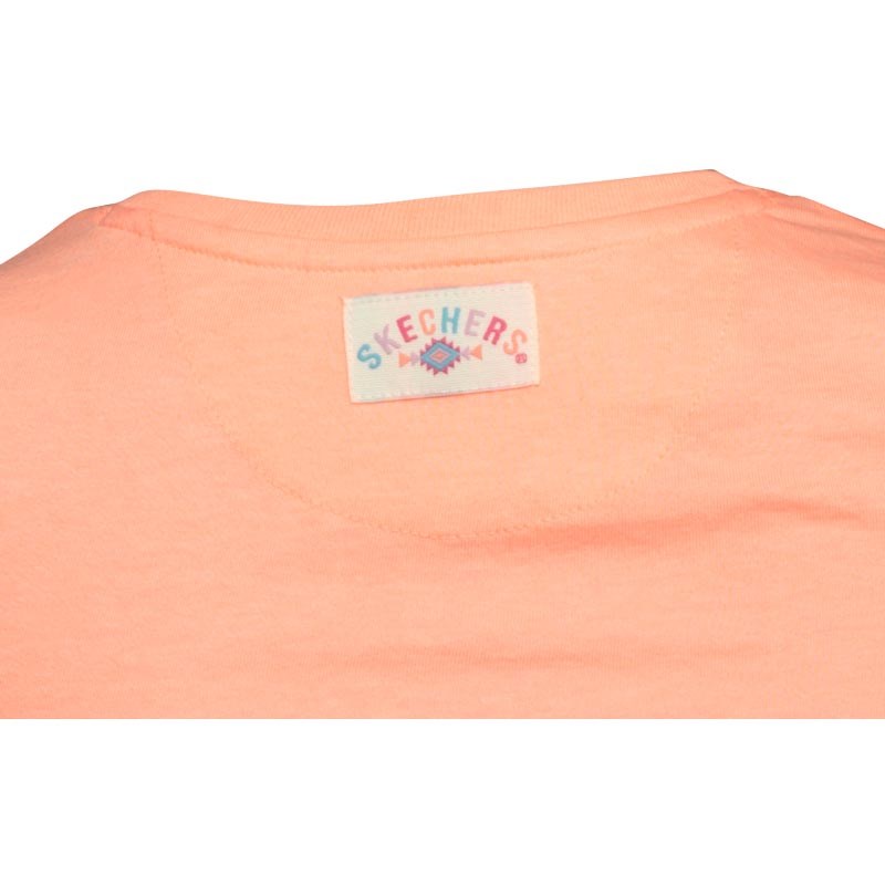 skechers t shirt orange