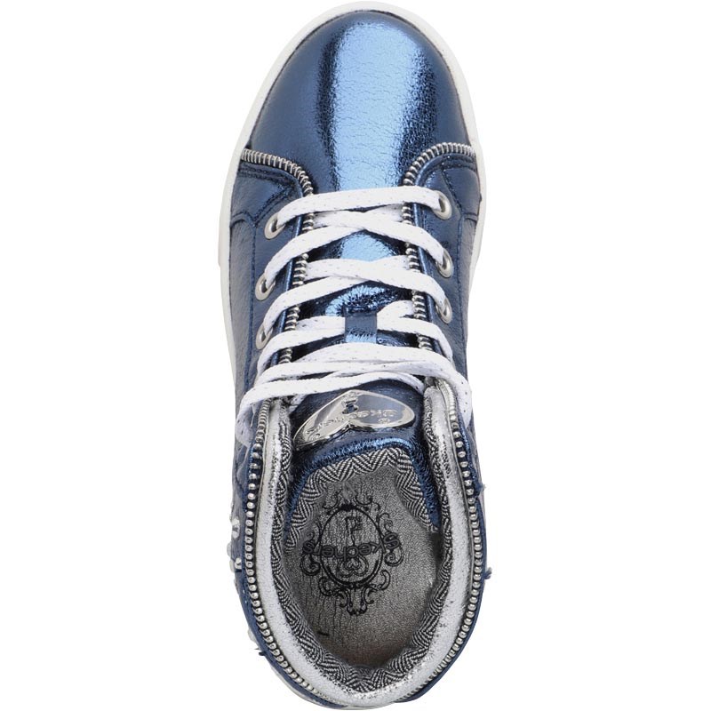 girls navy high tops