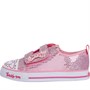 SKECHERS Baskets Infant Twinkle Toes Shuffles Itsy Bitsy Sequin Low Fille Rose