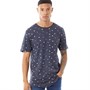 ONLY & SONS Herre Gene AOP T-shirts Marineblå