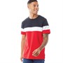 ONLY & SONS Mens Bailey Colour Block T-Shirt Dark Navy