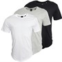 ONLY & SONS Mens Matt Longy Three Pack T-Shirts Light Grey Melange/White/Black