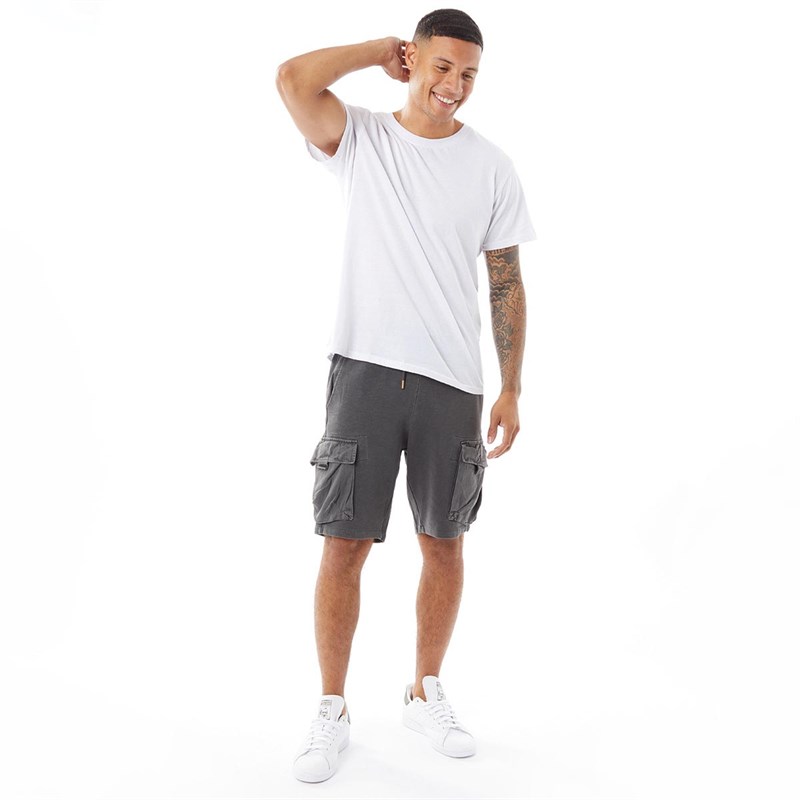 ONLY & SONS Mens Nicky Cargo Sweat Shorts Black