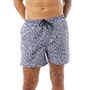 ONLY & SONS Mens Ted Stripe Print Swim Shorts Dark Navy