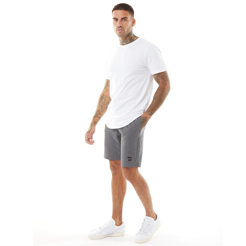 ONLY & SONS Mens Neil Sweat Shorts Dark Grey Melange