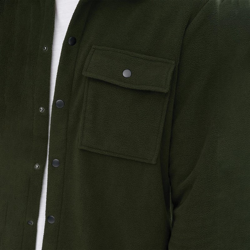 ONLY & SONS Herre Onsnikolai Reg Over Langærmet shirts Kakigrøn