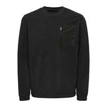 ONLY & SONS Herre Onsnikolai Reg VD Sweatshirts Sort