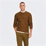 ONLY & SONS Herre Onswade Reg 5 Struc Trøjer Brun