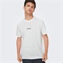 ONLY & SONS T-Shirts Onsmusk Life Reg Logo 3843 Tee Homme Blanc
