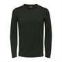 ONLY & SONS Herre Onsjim Reg 12 CS Trøjer med rund hals Mørk Khaki