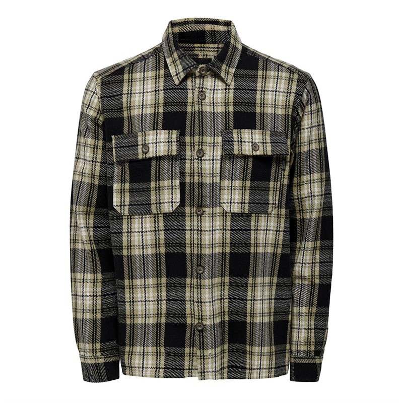 ONLY & SONS Herre Langærmet shirts Flerfarvet