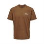 ONLY & SONS Heren T-shirts Middelbruin