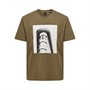 ONLY & SONS T-Shirts Homme Kaki Clair