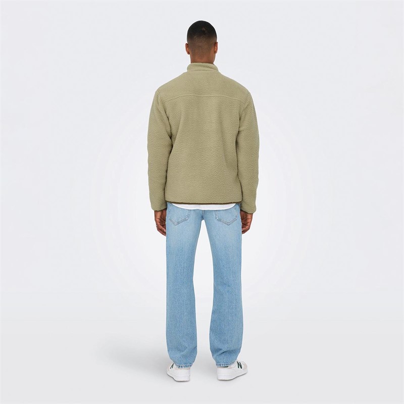 ONLY & SONS Heren Jacks Lichtbruin