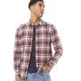 ONLY & SONS Chemises à Manches Longues Only & Son Atir Check Homme Rouge