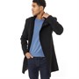 ONLY & SONS Herren Justin Wollmantel Schwarz