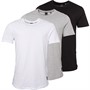 ONLY & SONS Mens Matti Three Pack T-Shirts White/Black/Grey