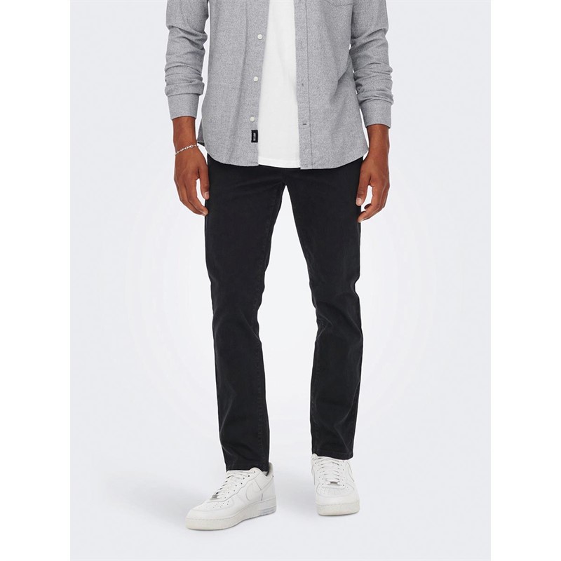 ONLY & SONS Heren Pete Chino's Donker Marineblauw