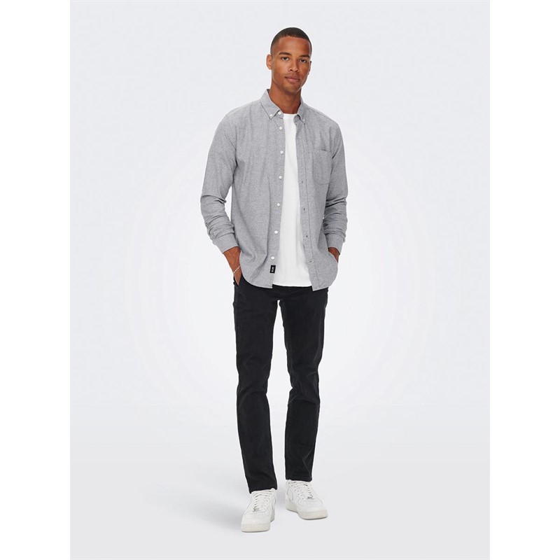 ONLY & SONS Heren Pete Chino's Donker Marineblauw
