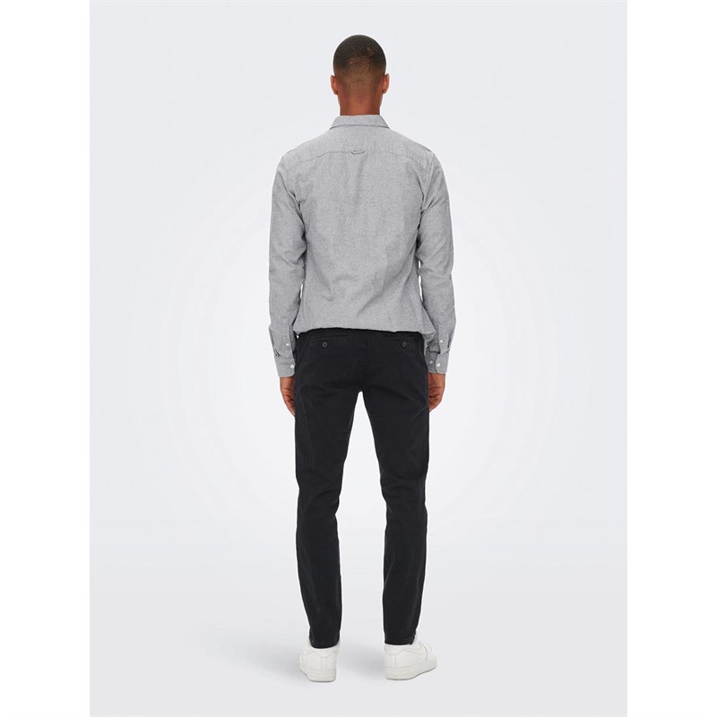ONLY & SONS Heren Pete Chino's Donker Marineblauw