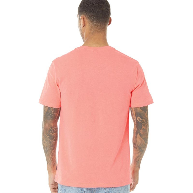 ONLY & SONS Męskie Cruff T-shirty Jasny Różowy