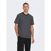 ONLY & SONS T-Shirts Henry Homme Bleu Marine Foncé