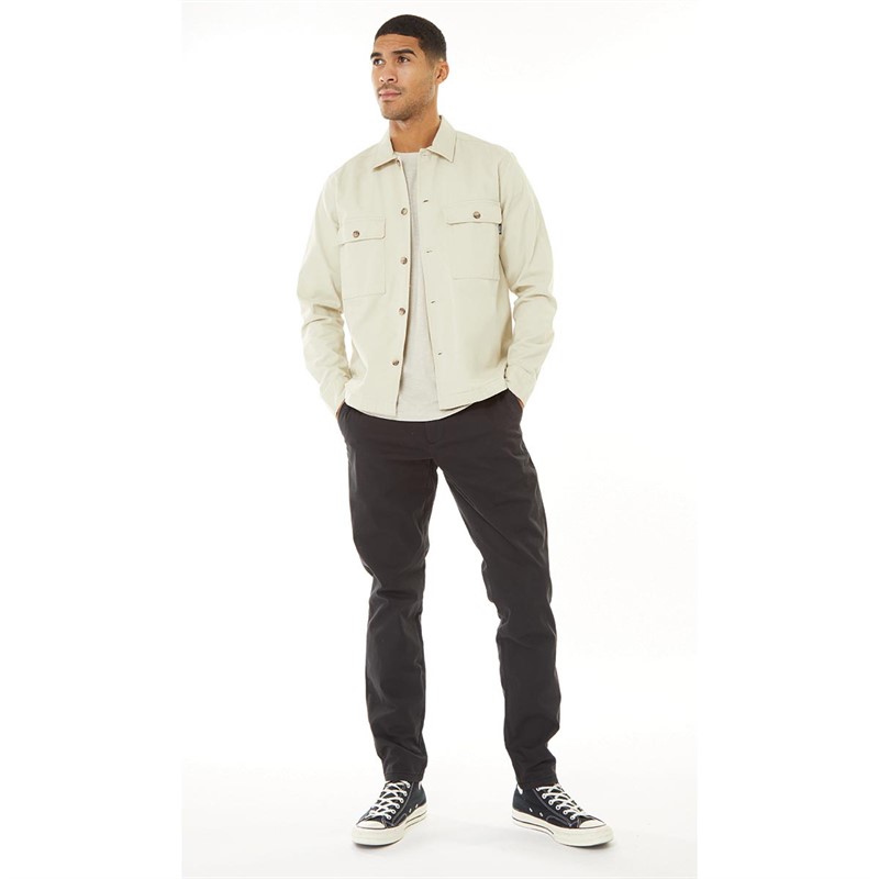 ONLY & SONS Mens Silvio Twill Overshirt Pelican