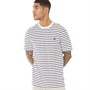 ONLY & SONS Mens Henry Stripe T-Shirt Bright White