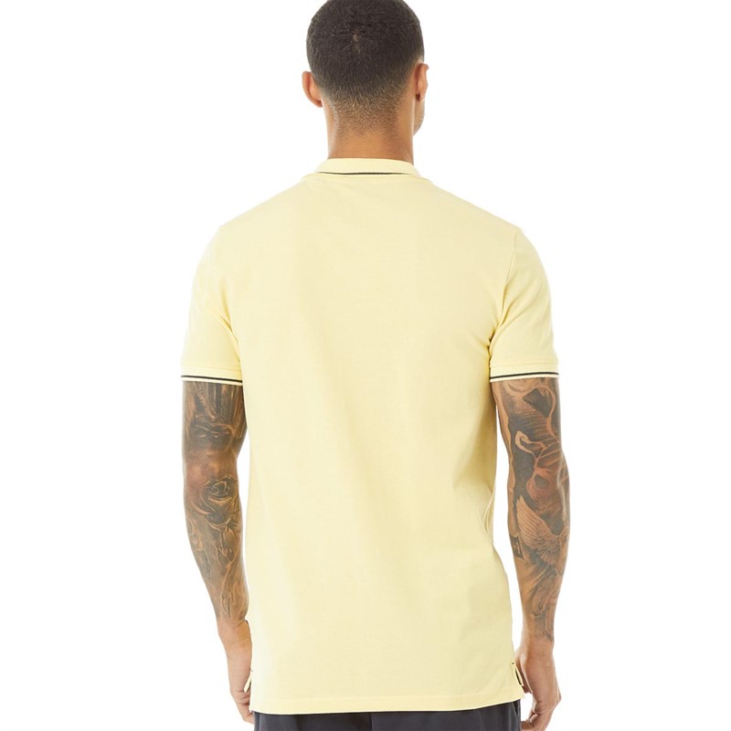 ONLY & SONS Mens Fletcher Slim Polo Mellow Yellow