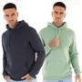 ONLY & SONS Mens Creses Two Pack Hoodies Chinois Green