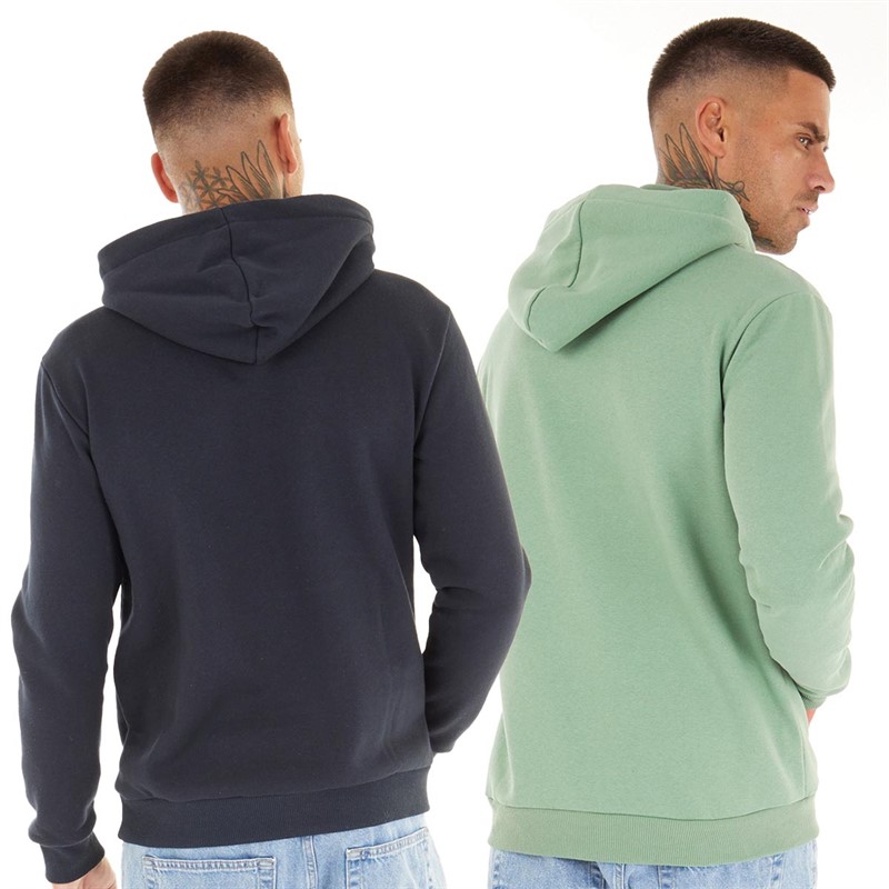 ONLY & SONS Mens Creses Two Pack Hoodies Chinois Green