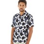 ONLY & SONS Mens Trev Short Sleeve Shirt Dark Navy