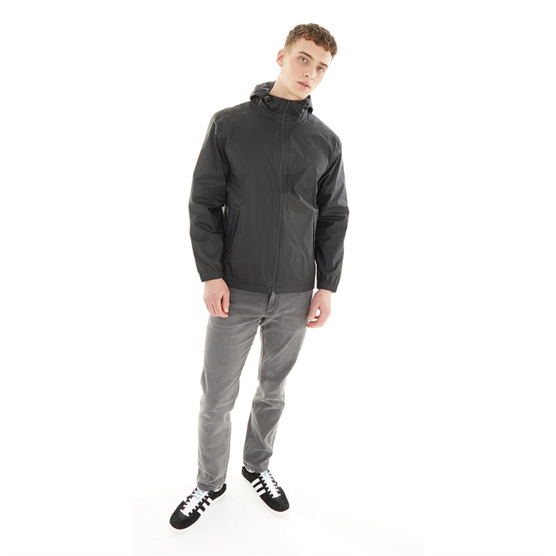 ONLY & SONS Mens Ray Rain Jacket Black