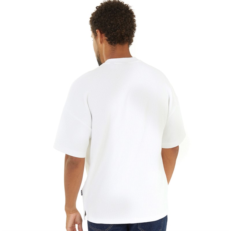 ONLY & SONS Mens Berkeley Short Sleeve Sweatshirt Bright White