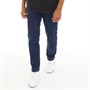 ONLY & SONS Mens Yoke Tapered Fit Denim Jeans Dark Blue Denim