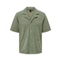 ONLY & SONS Herren Deniz Hemd mit kurzem Arm Grün