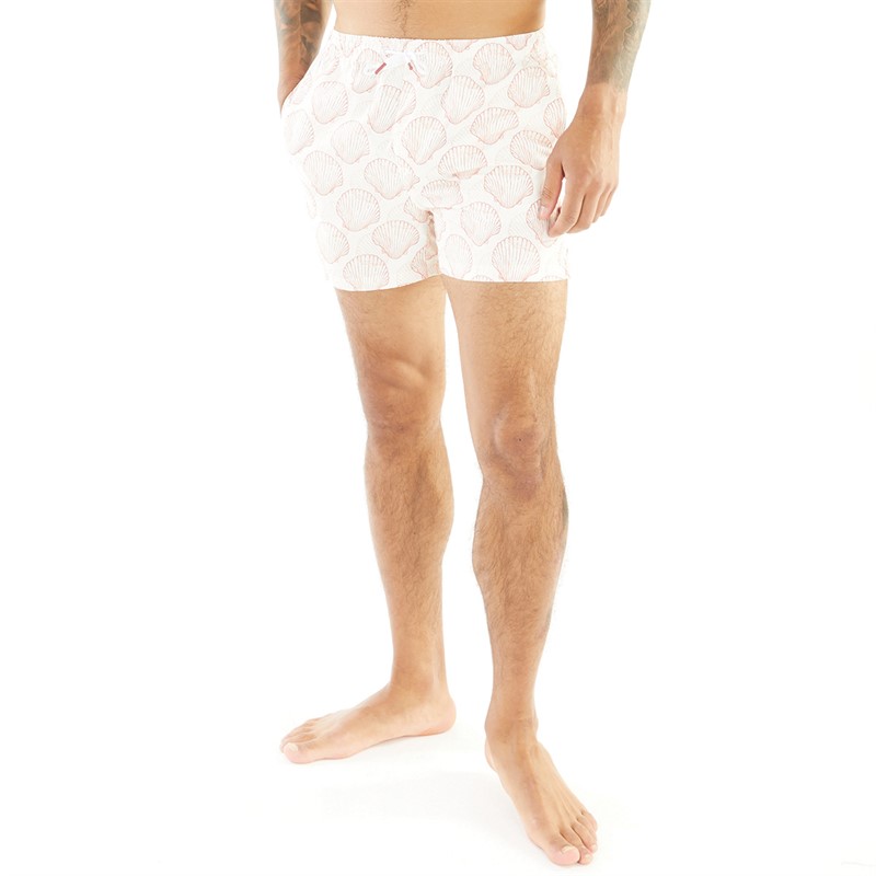 ONLY & SONS Mens Ted Life Swim Shorts Antique White