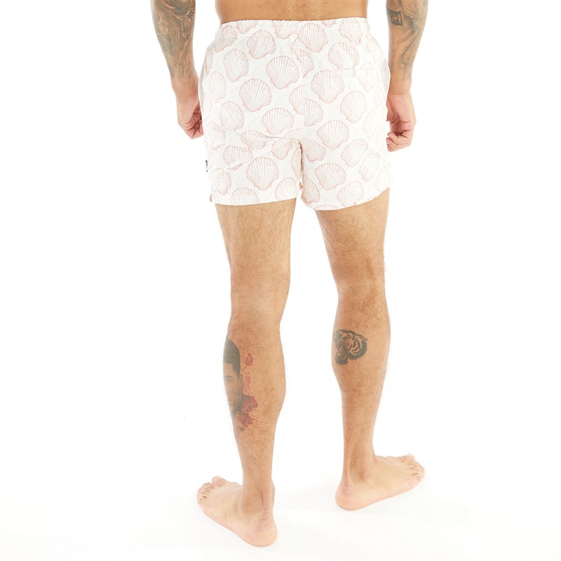 ONLY & SONS Mens Ted Life Swim Shorts Antique White