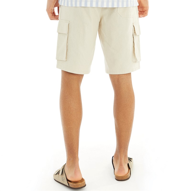 ONLY & SONS Mens Cargo Shorts Silver Lining