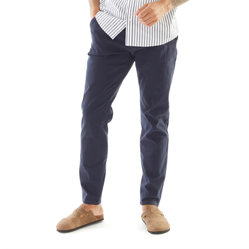 ONLY & SONS Mens Calle Tapered Chinos Navy Blazer