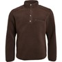ONLY & SONS Heren Dallas Sherpa Halfsnap Fleece Donkerbruin