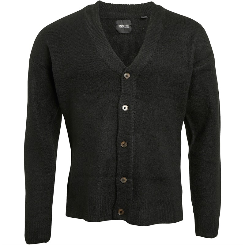 ONLY & SONS Cardigan Homme Tom Life Noir