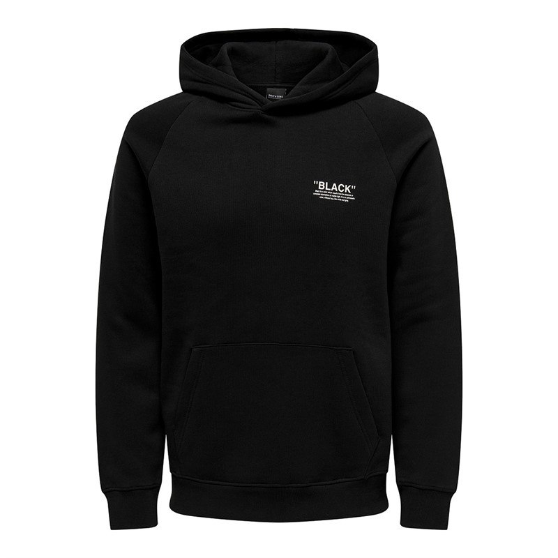 ONLY & SONS Sweats à Capuche Brice Homme Noir