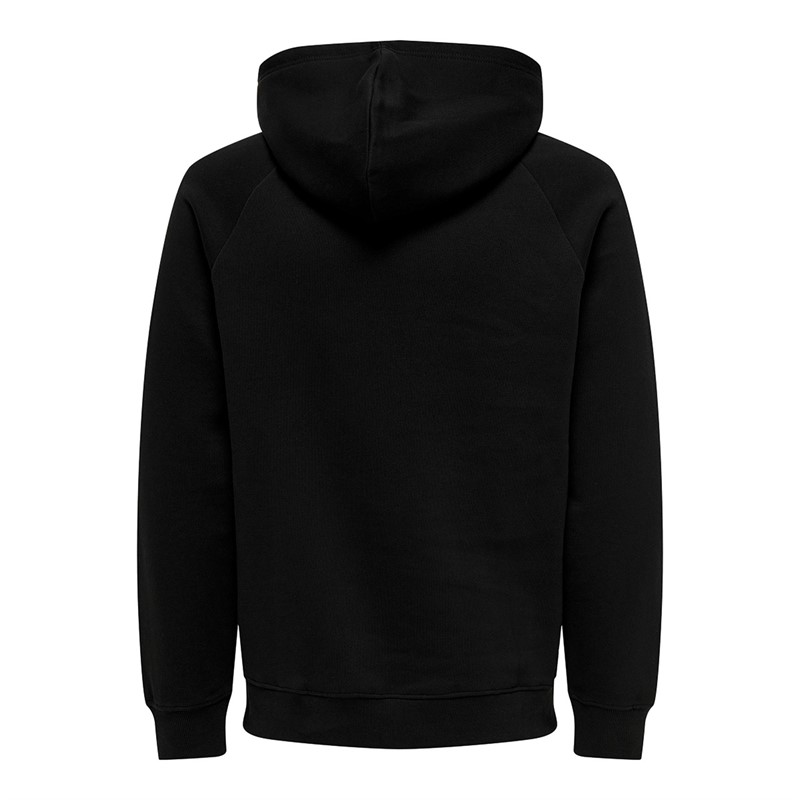 ONLY & SONS Sweats à Capuche Brice Homme Noir