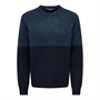 ONLY & SONS Trui Tegan Heren Donkerblauw