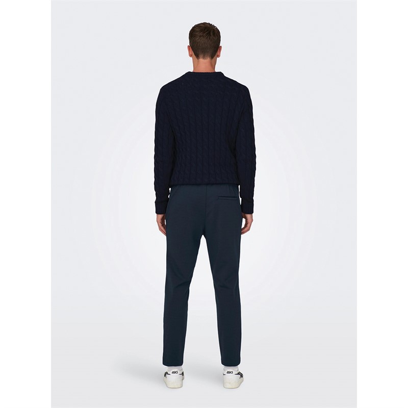 ONLY & SONS Pantalons de Jogging Linus Homme Bleu